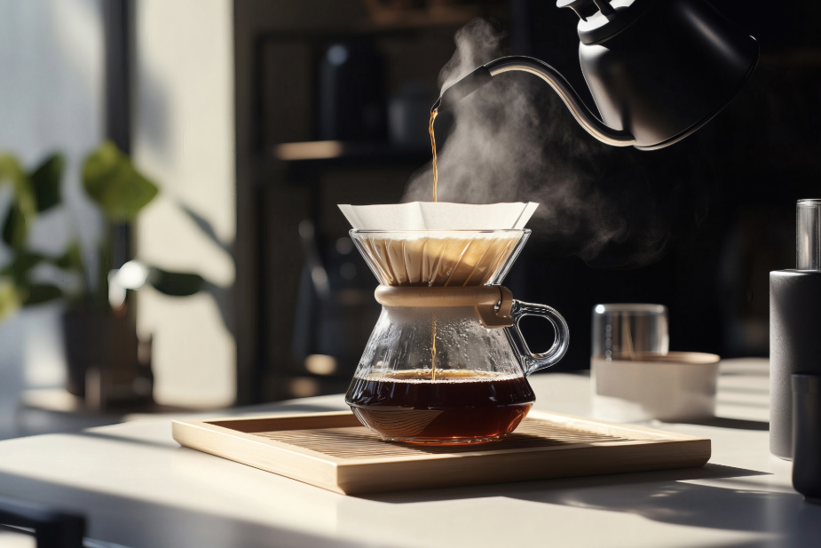 This is a funnel brewing set