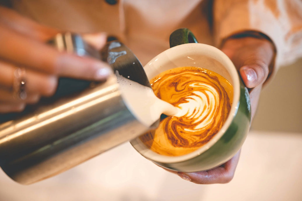 Making latte art